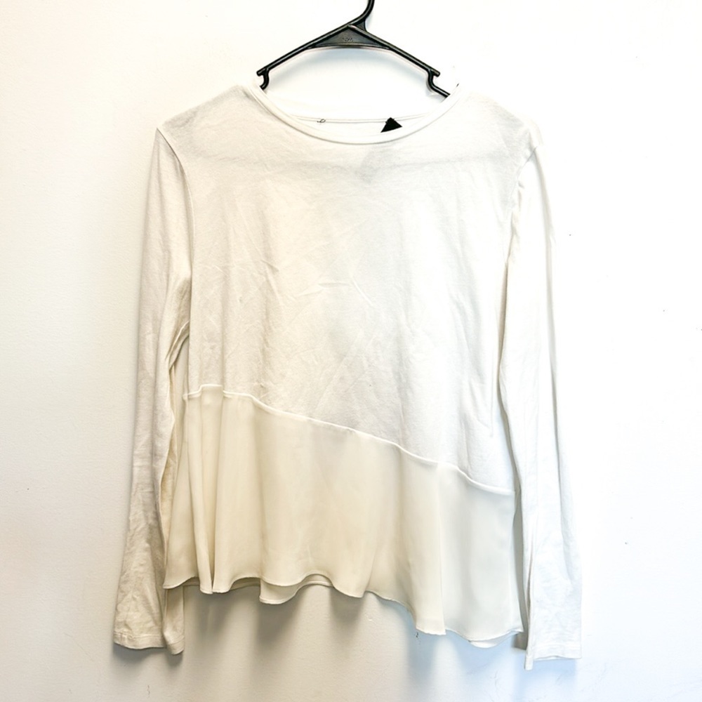 THAKOON asymmetrical long sleeve top